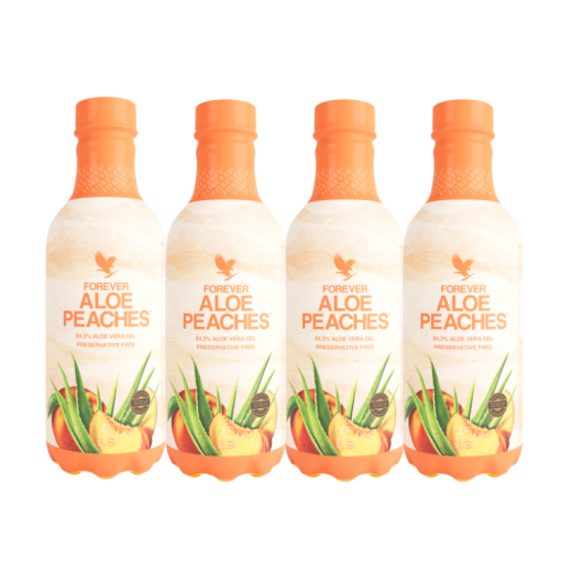 4-Pack Forever Aloe Peaches